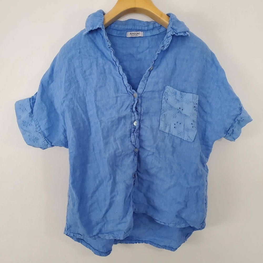 Puro Lino 100% Linen Womens Shirt